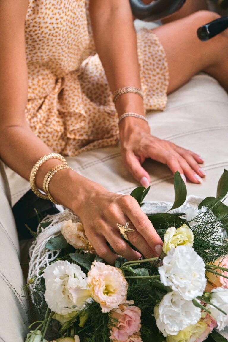 Gold jewelry collection